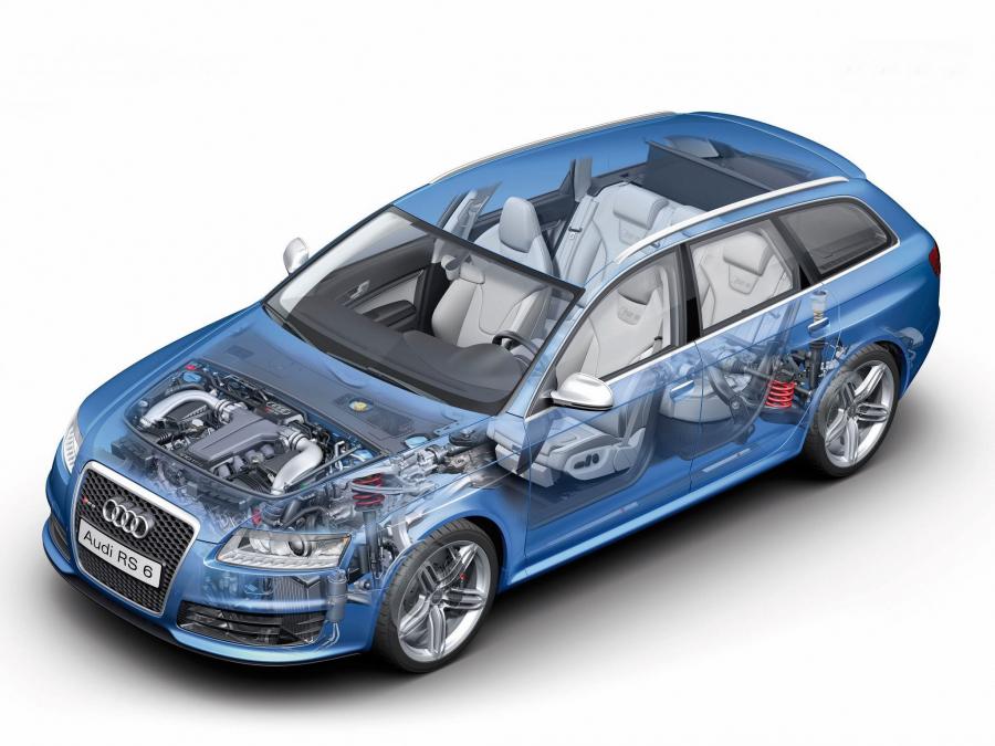 Схема Audi RS6 Avant (4F, C6) 2008 года  (WW) (фото 23 из 33)